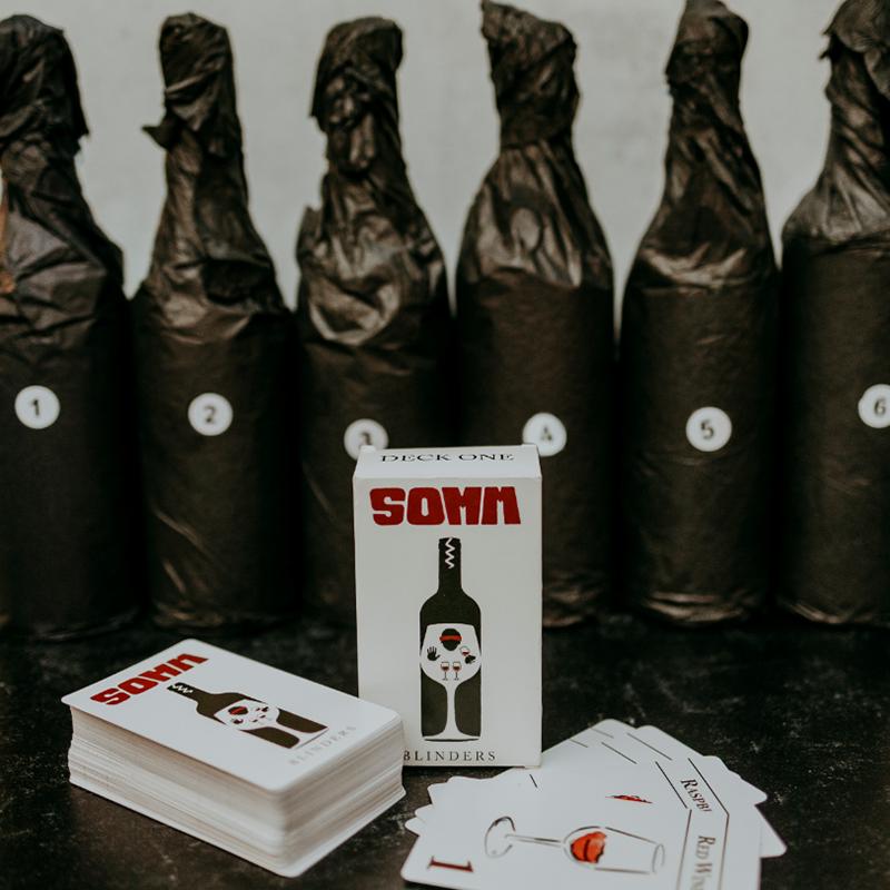 SOMM Blinders Game - The blind wine tasting card game collection of decks